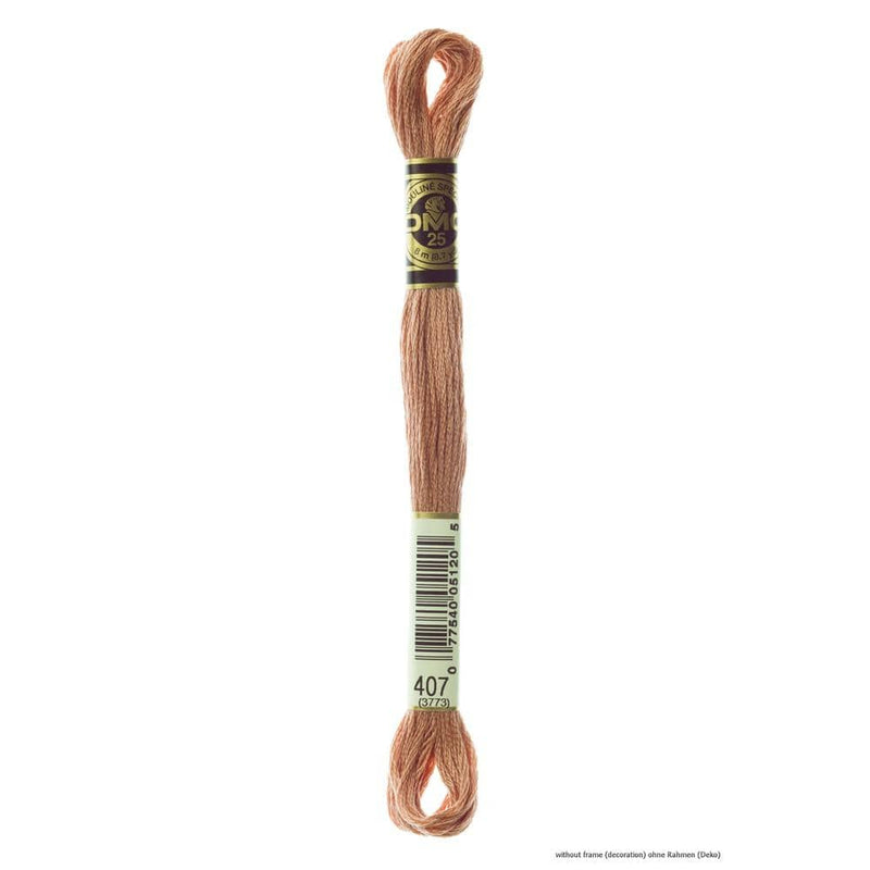 Hilo Bordar Mouliné Special DMC Tonos beige a tierra DMC 407 CENTROARTESANO