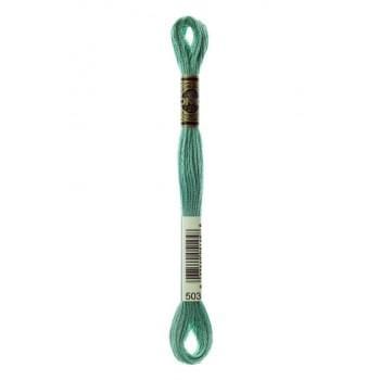Mouliné Special DMC Embroidery Thread Turquoise to Green Tones