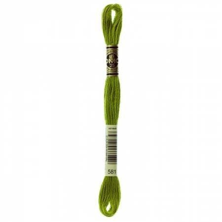 DMC Special Mouliné Embroidery Thread Green Tones