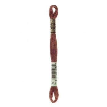 Hilo Bordar Mouliné Special DMC Tonos beige a tierra DMC 632 CENTROARTESANO