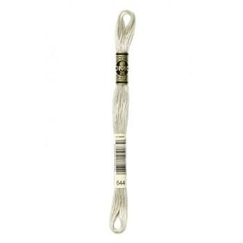 Hilo Bordar Mouliné Special DMC Tonos blanco a Negro DMC 644 CENTROARTESANO