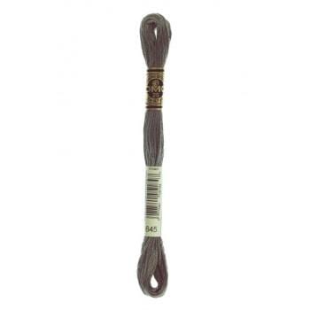 Hilo Bordar Mouliné Special DMC Tonos blanco a Negro DMC 645 CENTROARTESANO