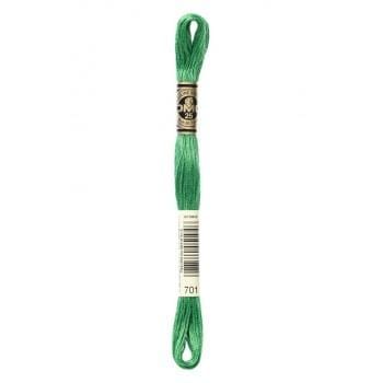 DMC Special Mouliné Embroidery Thread Green Tones