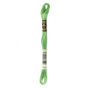 DMC Special Mouliné Embroidery Thread Green Tones