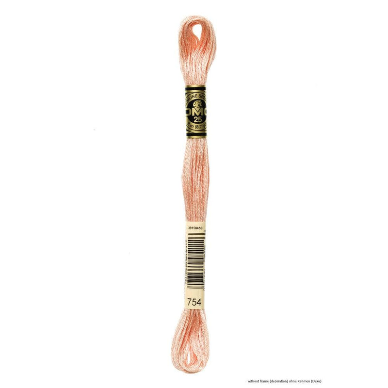 Hilo Bordar Mouliné Special DMC Tonos beige a tierra DMC 754 CENTROARTESANO