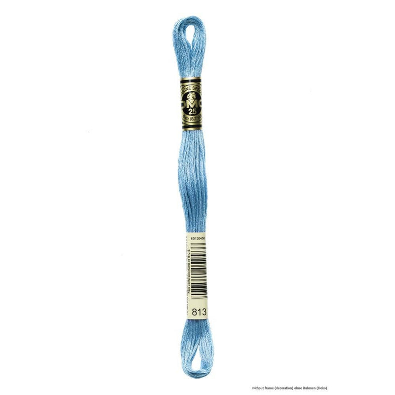 Hilo Bordar Mouliné Special DMC Tonos Azules a turquesas DMC 813 CENTROARTESANO