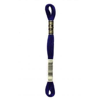 Hilo Bordar Mouliné Special DMC Tonos Azules a turquesas DMC 820 CENTROARTESANO