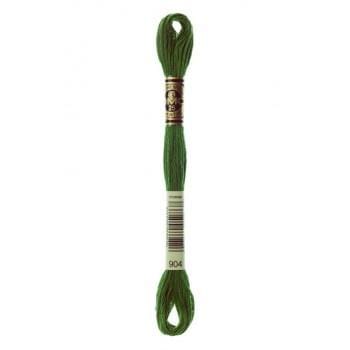 DMC Special Mouliné Embroidery Thread Green Tones