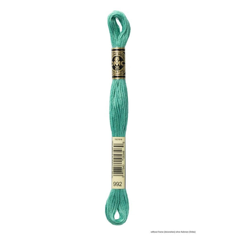 Mouliné Special DMC Embroidery Thread Turquoise to Green Tones