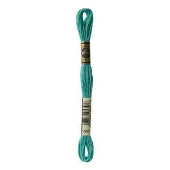 Mouliné Special DMC Embroidery Thread Turquoise to Green Tones
