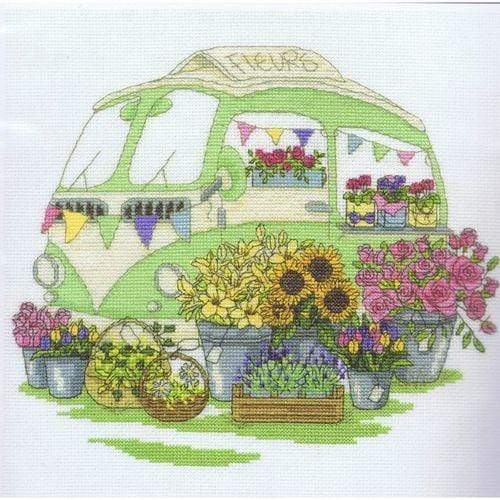 DMC Kit punto de cruz Les Fleurs BK1547 DMC CENTROARTESANO