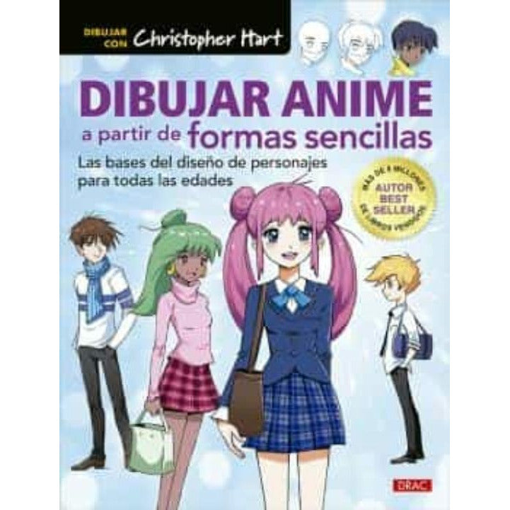 Drac Dibujar anime a partir de formas sencillas DRAC CENTROARTESANO