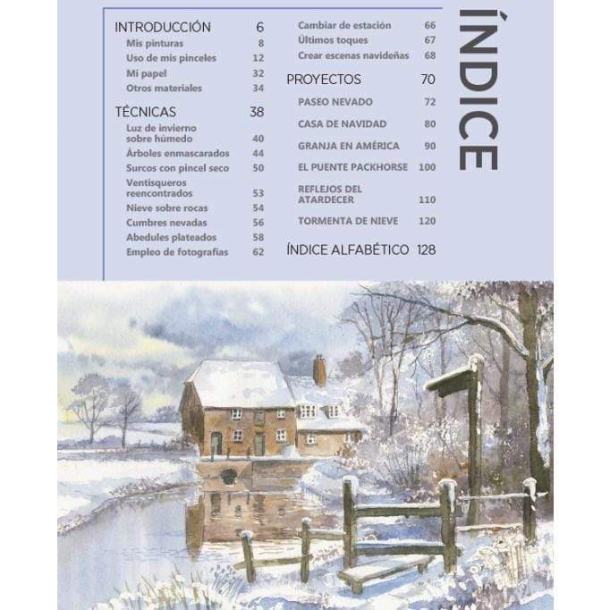 Drac paisajes nevados a la acuarela DRAC CENTROARTESANO