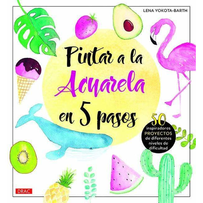 Drac Pintar a la acuarela en cinco pasos 219100 DRAC CENTROARTESANO