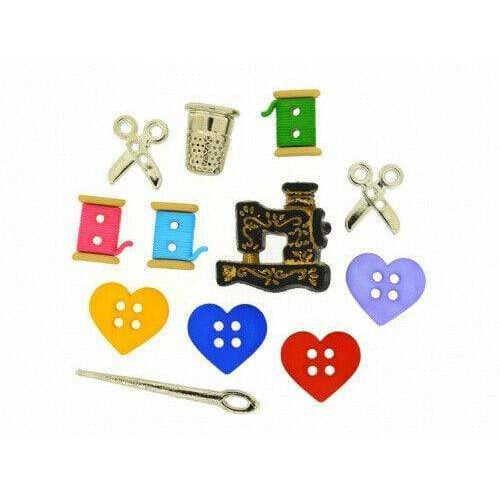 Set botones decorativos For the Love of Quilting 9062 DRESS IT UP CENTROARTESANO