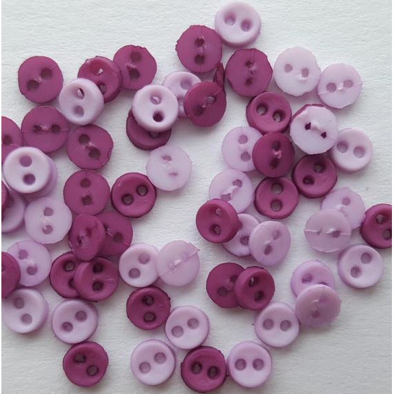 Set botones decorativos micro mini redondos 4mm red 9526 DRESS IT UP CENTROARTESANO
