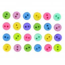 Set botones decorativos micro mini redondos 6mm Tiny garden 1570 DRESS IT UP CENTROARTESANO