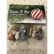 Set botones decorativos Navidad Nacimiento 7473 DRESS IT UP CENTROARTESANO