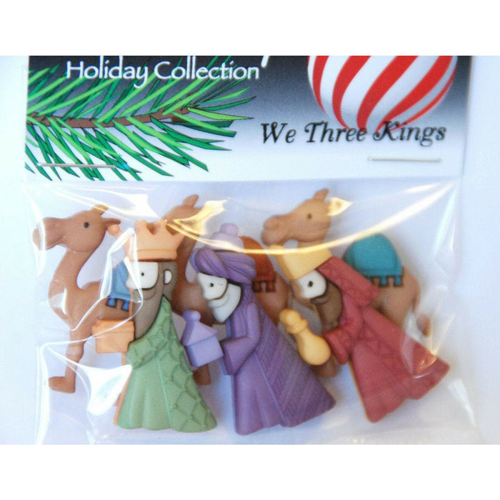 Set botones decorativos Navidad Reyes magos 6048 DRESS IT UP CENTROARTESANO