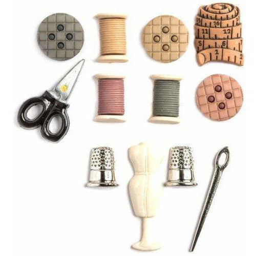 Set botones decorativos Sewing Room 596 DRESS IT UP CENTROARTESANO