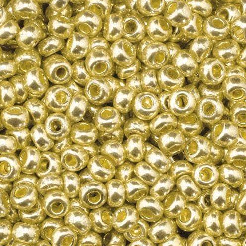 Abalorios Indian beads opacas 2,6mm 17g 1022195 oro EFCO CENTROARTESANO