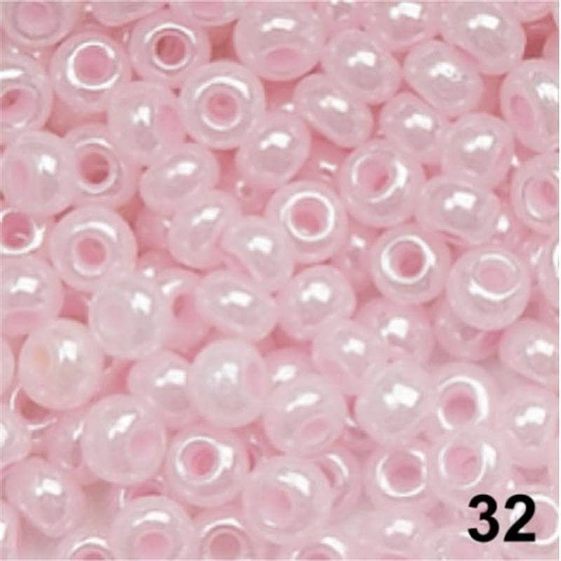 Abalorios Indian beads opacas 2,6mm 17g 1022432 rosa claro EFCO CENTROARTESANO