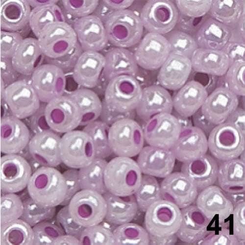 Abalorios Indian beads opacas 2,6mm 17g 1022441 lila EFCO CENTROARTESANO