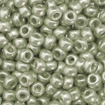 Abalorios Indian beads opacas 3.5mm 17g 1024392 plata vieja EFCO CENTROARTESANO