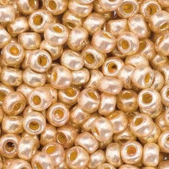 Abalorios Indian beads opacas 3.5mm 17g 1024393 cobre EFCO CENTROARTESANO