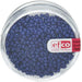 Abalorios Indian beads opacas 3,5mm 17g blue apache EFCO CENTROARTESANO