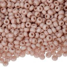 Abalorios Indian beads opacas 3,5mm 17g natural pastel EFCO CENTROARTESANO