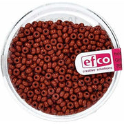 Abalorios Indian beads opacas 3,5mm 17g rojo EFCO CENTROARTESANO