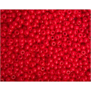 Abalorios Indian beads opacas 3,5mm 17g rojo EFCO CENTROARTESANO