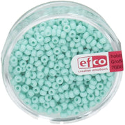 Abalorios Indian beads opacas 3,5mm 17g turquesa pastel EFCO CENTROARTESANO