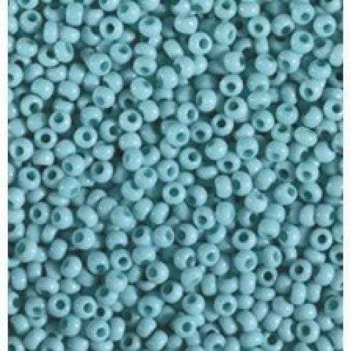 Abalorios Indian beads opacas 3,5mm 17g turquesa pastel EFCO CENTROARTESANO