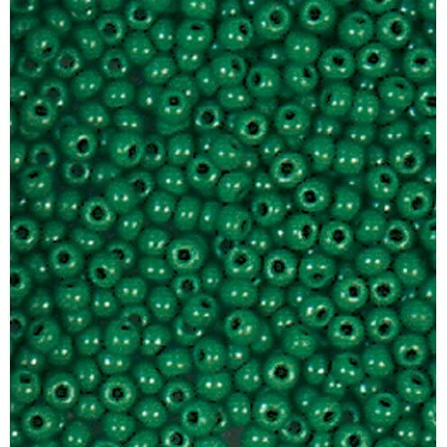 Abalorios Indian beads opacas 3,5mm 17g verde EFCO CENTROARTESANO