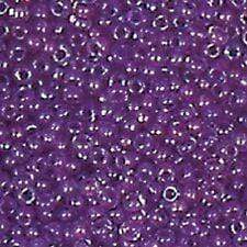 Abalorios Indian beads opacas 3,5mm 17g violeta EFCO CENTROARTESANO