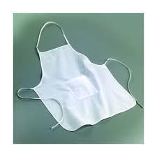 Delantal algodon ribete blanco 60x50 cm EFCO CENTROARTESANO