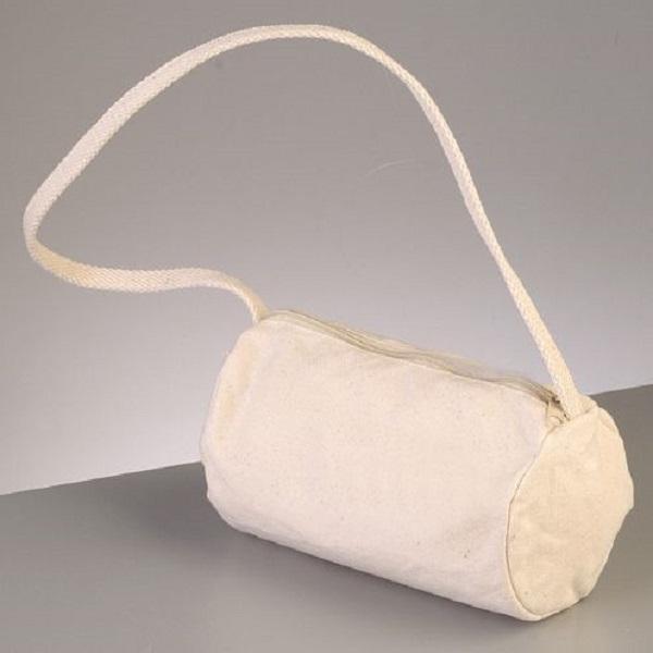 Efco bolsa algodon cilindro bandolera 21x12.5  1215064 EFCO CENTROARTESANO