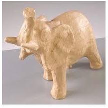 Efco papel mache elefante 15x6.5x15 2631617 EFCO CENTROARTESANO