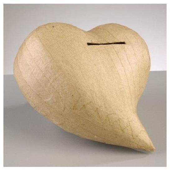 Efco paper mache hucha corazon 2631715 EFCO CENTROARTESANO