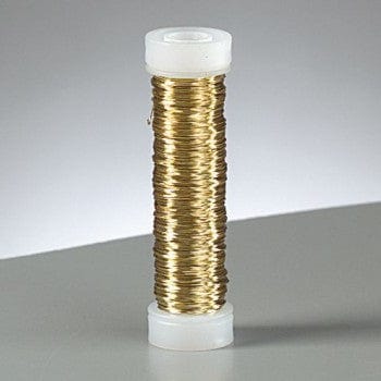 Hilo de Alambre de cobre 0,18mm, 25m oro/latón 2233295 EFCO CENTROARTESANO