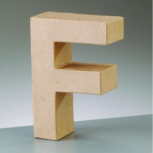 Letra 17.5x5.5cm F EFCO CENTROARTESANO