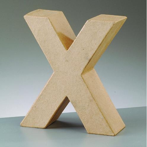 Letra 17.5x5.5cm X EFCO CENTROARTESANO