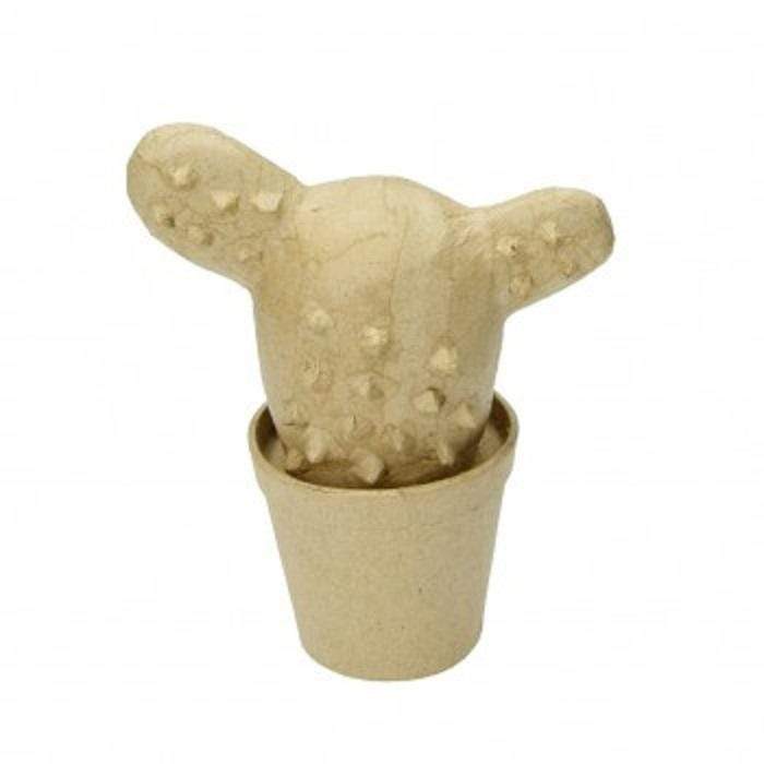 Papel mache cactus 2 ramas 12.5x15.5x7 2631767 efco EFCO CENTROARTESANO