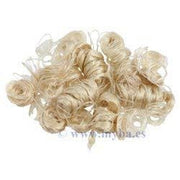 Pelo muñeca rizos 15gr rubio EFCO CENTROARTESANO