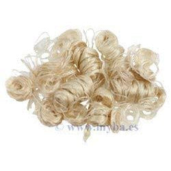 Pelo muñeca rizos 15gr rubio EFCO CENTROARTESANO