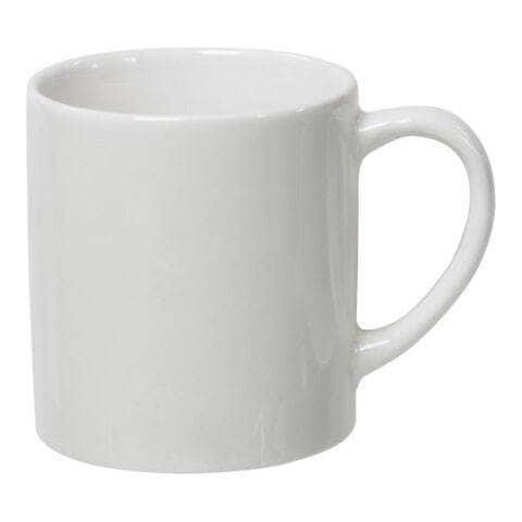 Taza de porcelana blanca 9cm de alto 8cm diametro 7400001 EFCO CENTROARTESANO