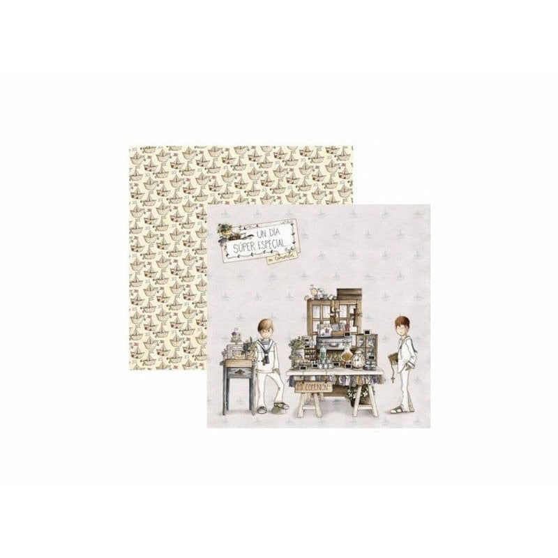 El altillo de los duendes papel scrap celebrando mi comunion NIÐO CMC006 EL ALTILLO DE LOS DUENDES CENTROARTESANO