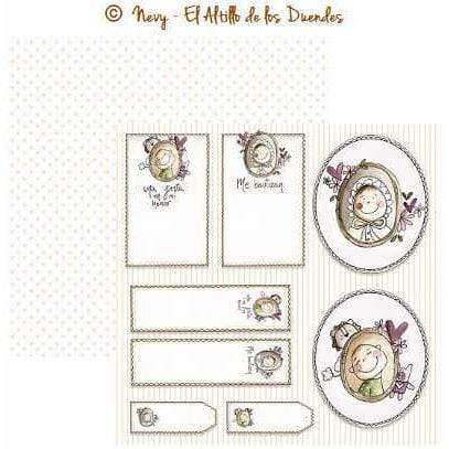 El altillo de los duendes papel scrap la ilusion de la espera LIE008 EL ALTILLO DE LOS DUENDES CENTROARTESANO